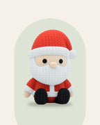 Papá Noel impreso en 3D con textura de punto